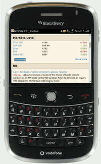 FT Mobile site FT mobile site
